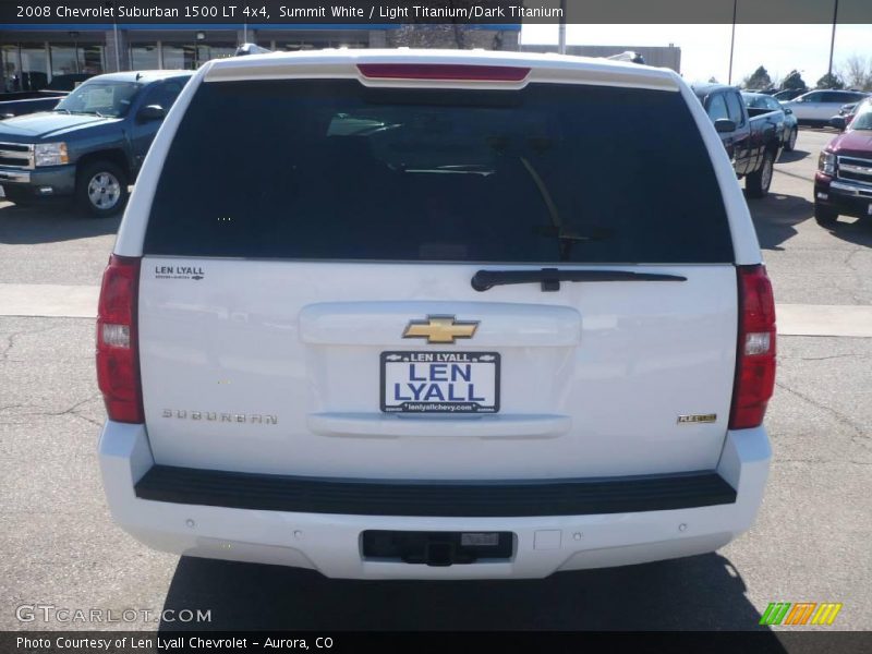 Summit White / Light Titanium/Dark Titanium 2008 Chevrolet Suburban 1500 LT 4x4