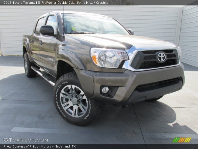 Pyrite Mica / Graphite 2015 Toyota Tacoma TSS PreRunner Double Cab