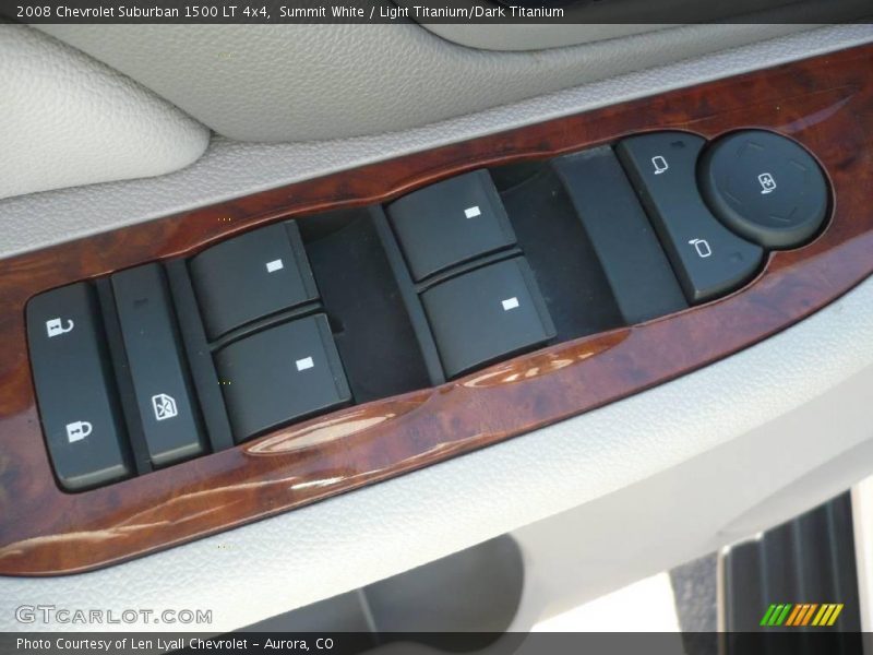 Summit White / Light Titanium/Dark Titanium 2008 Chevrolet Suburban 1500 LT 4x4