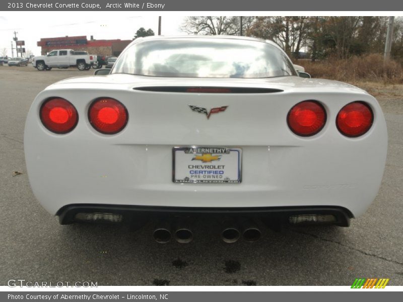 Arctic White / Ebony 2013 Chevrolet Corvette Coupe