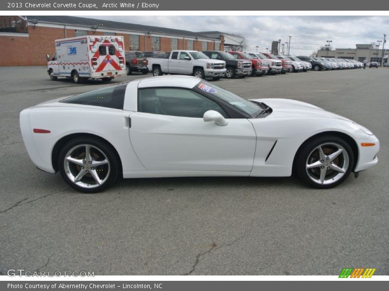 Arctic White / Ebony 2013 Chevrolet Corvette Coupe