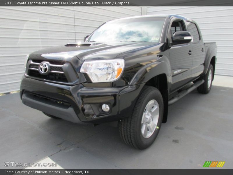 Black / Graphite 2015 Toyota Tacoma PreRunner TRD Sport Double Cab