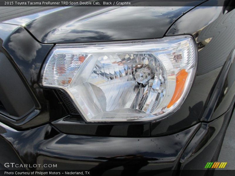 Black / Graphite 2015 Toyota Tacoma PreRunner TRD Sport Double Cab