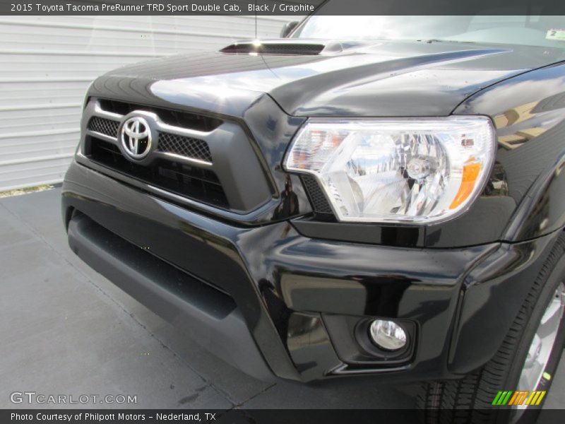 Black / Graphite 2015 Toyota Tacoma PreRunner TRD Sport Double Cab
