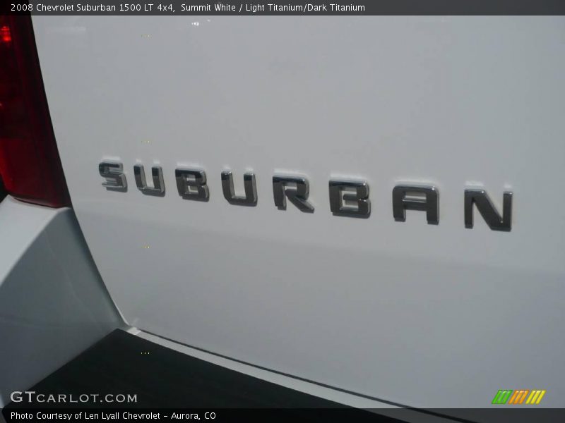 Summit White / Light Titanium/Dark Titanium 2008 Chevrolet Suburban 1500 LT 4x4