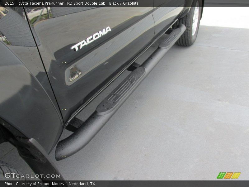 Black / Graphite 2015 Toyota Tacoma PreRunner TRD Sport Double Cab