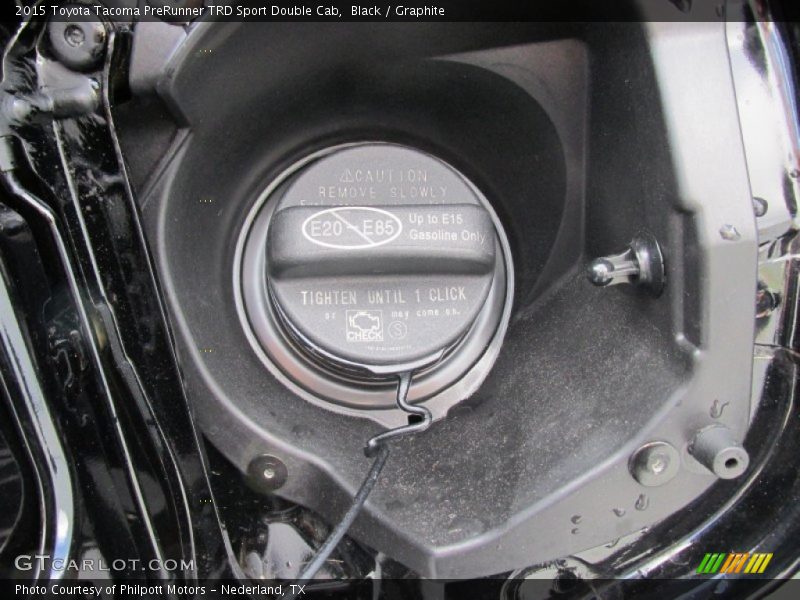 Black / Graphite 2015 Toyota Tacoma PreRunner TRD Sport Double Cab