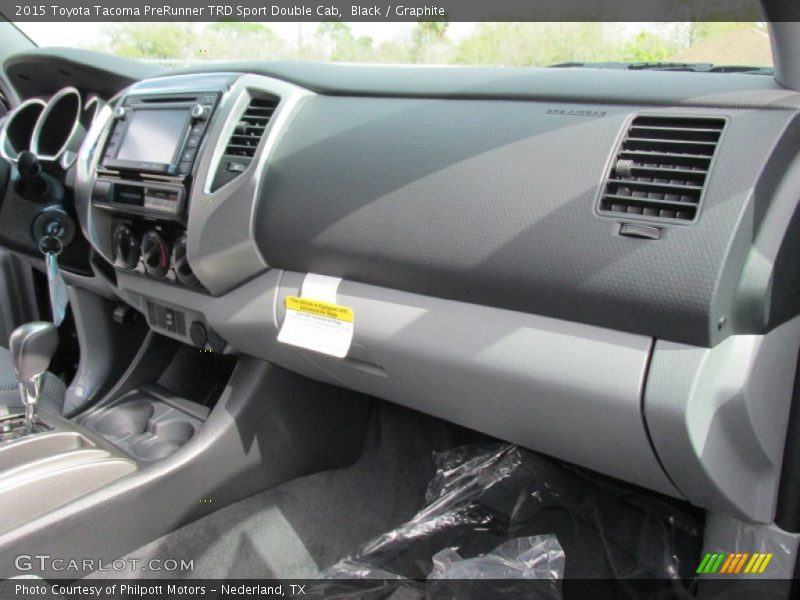 Black / Graphite 2015 Toyota Tacoma PreRunner TRD Sport Double Cab