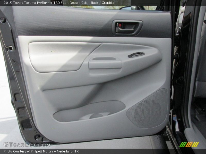 Black / Graphite 2015 Toyota Tacoma PreRunner TRD Sport Double Cab