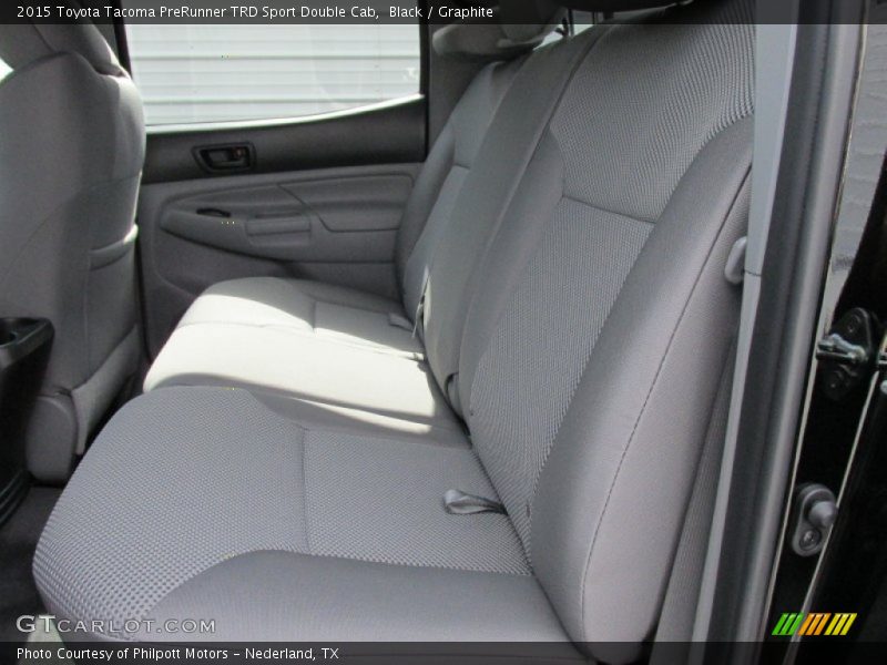 Black / Graphite 2015 Toyota Tacoma PreRunner TRD Sport Double Cab
