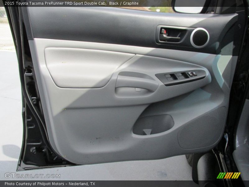 Black / Graphite 2015 Toyota Tacoma PreRunner TRD Sport Double Cab