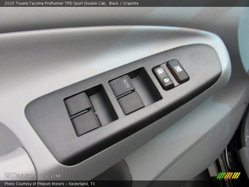 Black / Graphite 2015 Toyota Tacoma PreRunner TRD Sport Double Cab