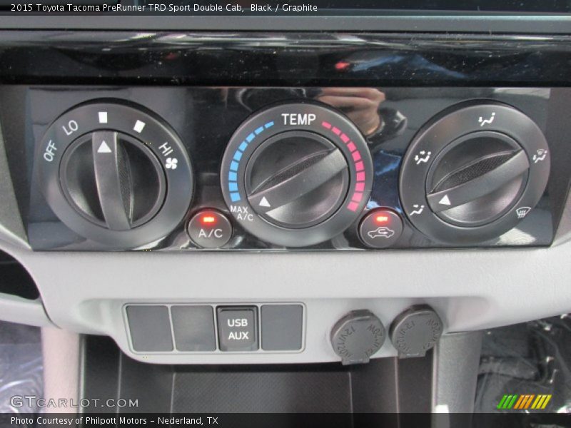 Black / Graphite 2015 Toyota Tacoma PreRunner TRD Sport Double Cab