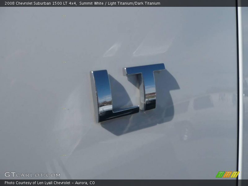 Summit White / Light Titanium/Dark Titanium 2008 Chevrolet Suburban 1500 LT 4x4
