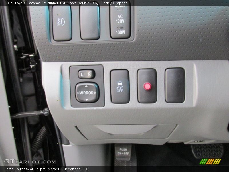Black / Graphite 2015 Toyota Tacoma PreRunner TRD Sport Double Cab