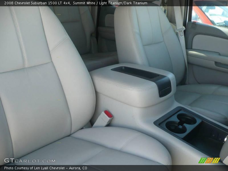 Summit White / Light Titanium/Dark Titanium 2008 Chevrolet Suburban 1500 LT 4x4