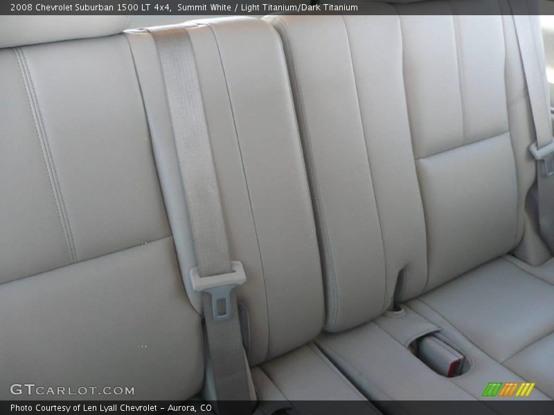 Summit White / Light Titanium/Dark Titanium 2008 Chevrolet Suburban 1500 LT 4x4