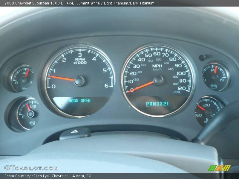 Summit White / Light Titanium/Dark Titanium 2008 Chevrolet Suburban 1500 LT 4x4