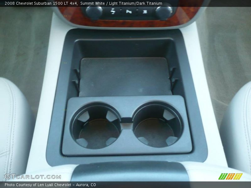 Summit White / Light Titanium/Dark Titanium 2008 Chevrolet Suburban 1500 LT 4x4