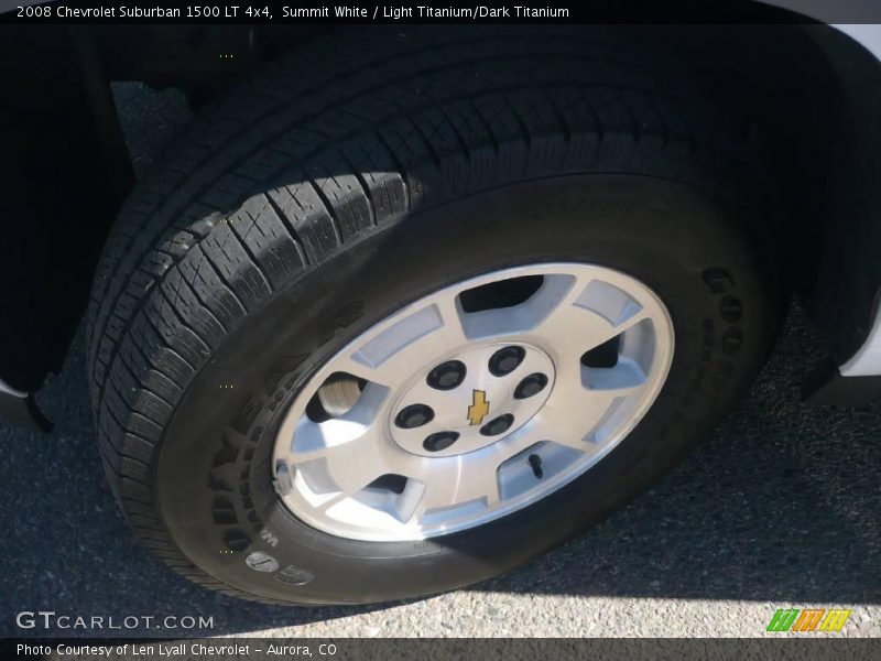 Summit White / Light Titanium/Dark Titanium 2008 Chevrolet Suburban 1500 LT 4x4