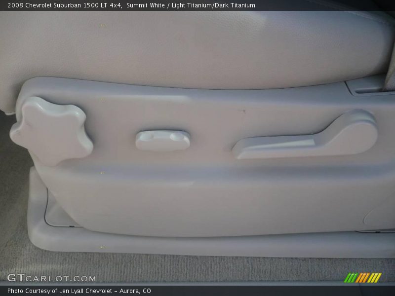 Summit White / Light Titanium/Dark Titanium 2008 Chevrolet Suburban 1500 LT 4x4