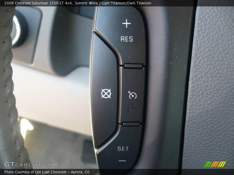 Summit White / Light Titanium/Dark Titanium 2008 Chevrolet Suburban 1500 LT 4x4