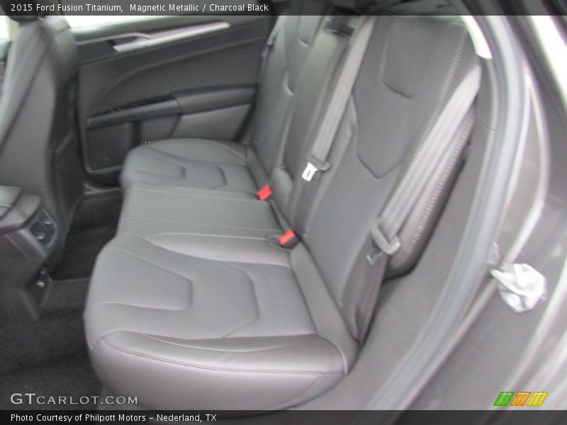Magnetic Metallic / Charcoal Black 2015 Ford Fusion Titanium
