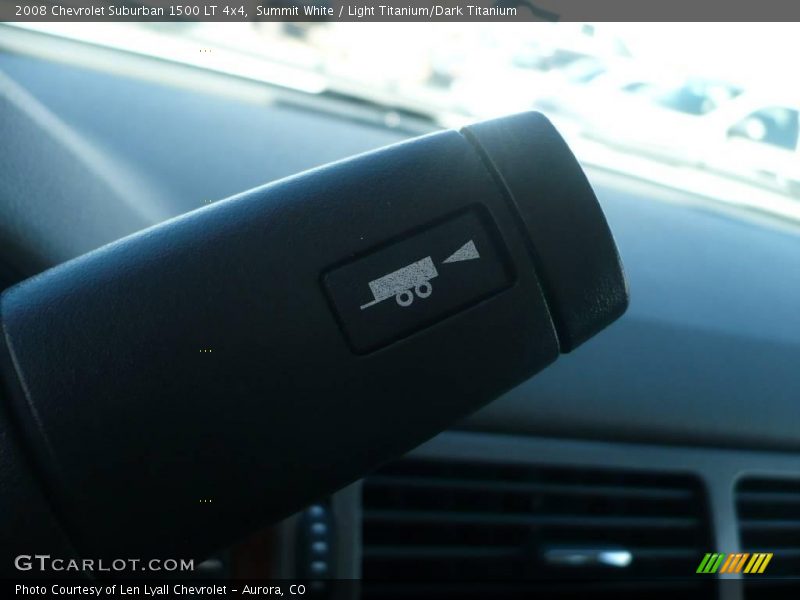 Summit White / Light Titanium/Dark Titanium 2008 Chevrolet Suburban 1500 LT 4x4