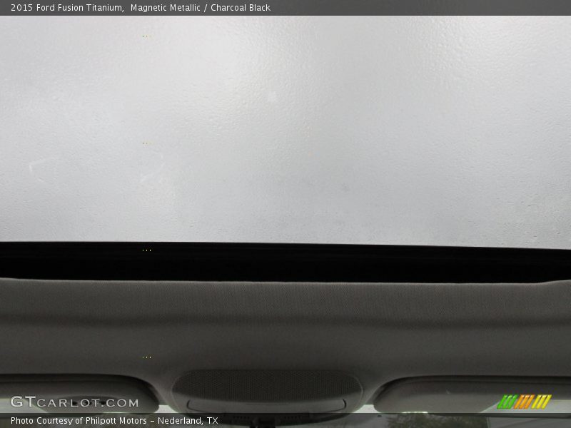 Magnetic Metallic / Charcoal Black 2015 Ford Fusion Titanium