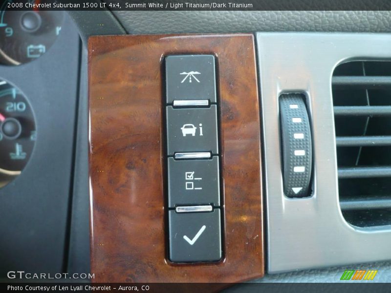 Summit White / Light Titanium/Dark Titanium 2008 Chevrolet Suburban 1500 LT 4x4