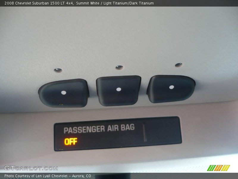 Summit White / Light Titanium/Dark Titanium 2008 Chevrolet Suburban 1500 LT 4x4