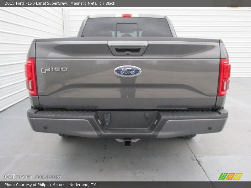 Magnetic Metallic / Black 2015 Ford F150 Lariat SuperCrew