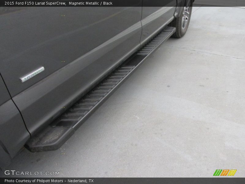 Magnetic Metallic / Black 2015 Ford F150 Lariat SuperCrew
