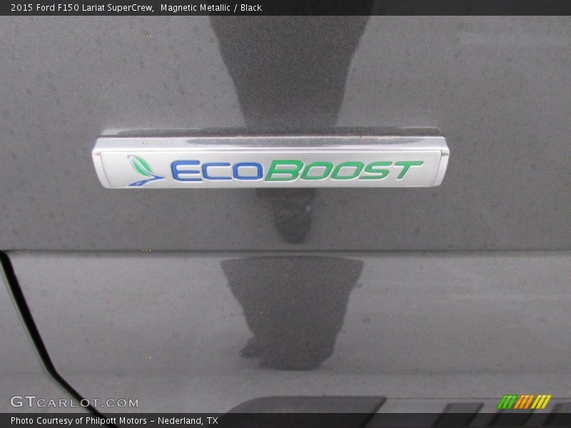 Magnetic Metallic / Black 2015 Ford F150 Lariat SuperCrew