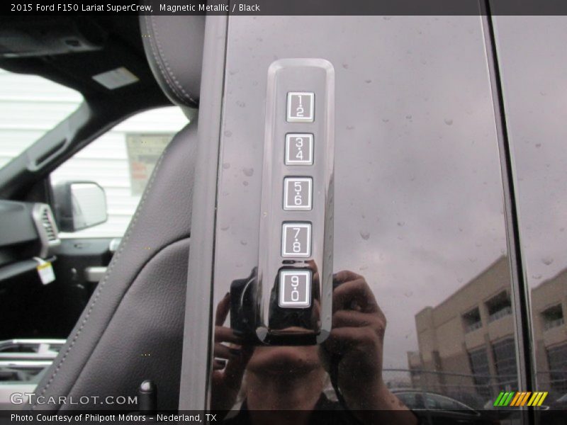 Magnetic Metallic / Black 2015 Ford F150 Lariat SuperCrew
