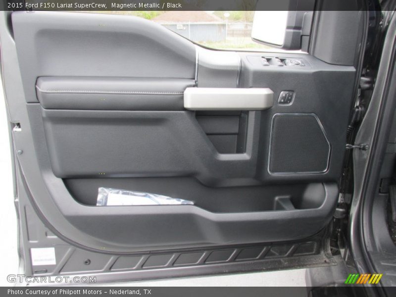 Magnetic Metallic / Black 2015 Ford F150 Lariat SuperCrew