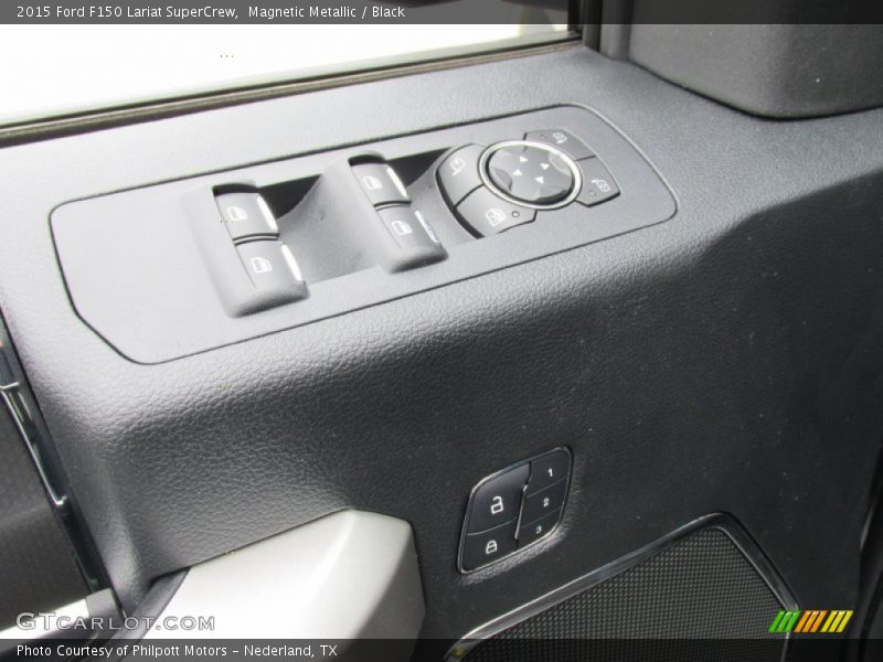 Magnetic Metallic / Black 2015 Ford F150 Lariat SuperCrew
