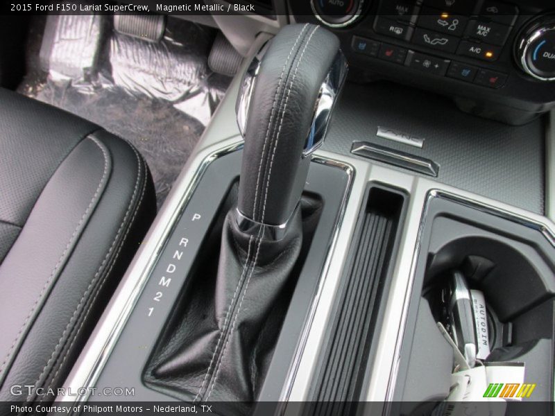 Magnetic Metallic / Black 2015 Ford F150 Lariat SuperCrew