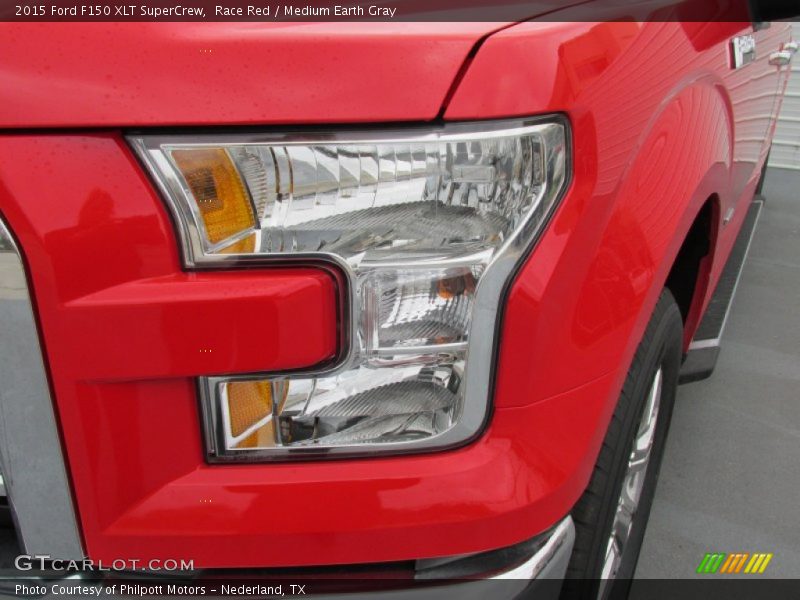 Race Red / Medium Earth Gray 2015 Ford F150 XLT SuperCrew