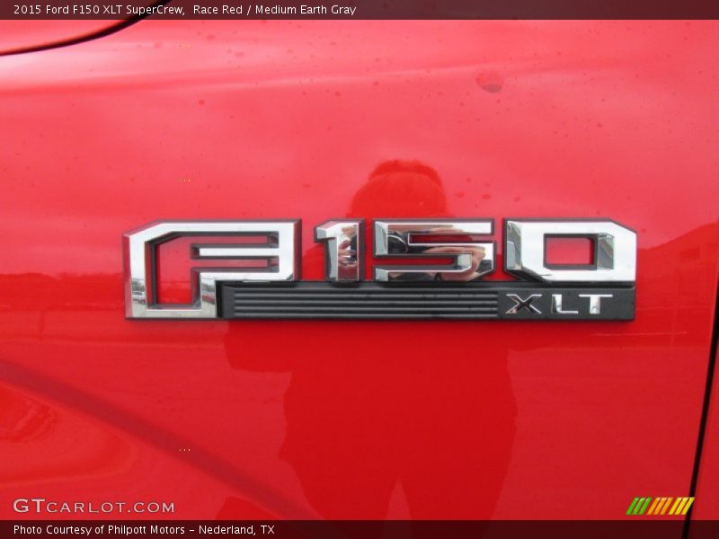 Race Red / Medium Earth Gray 2015 Ford F150 XLT SuperCrew