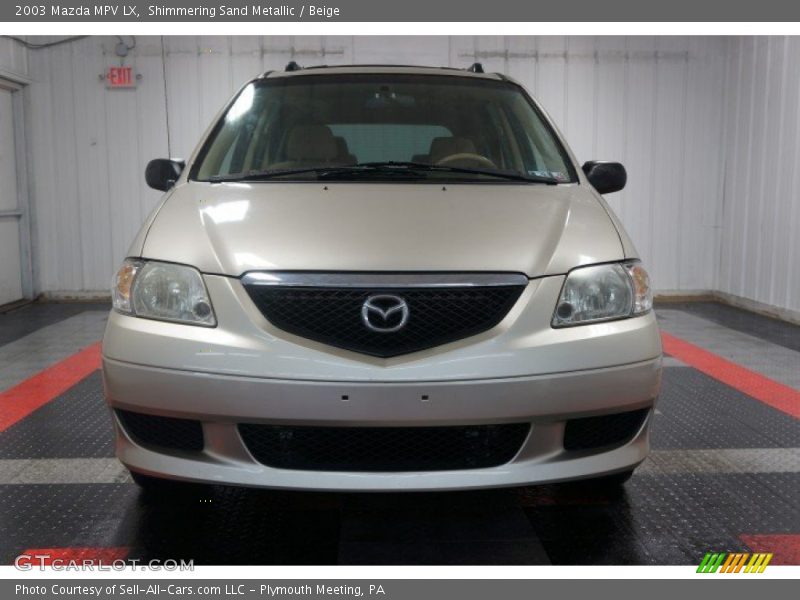 Shimmering Sand Metallic / Beige 2003 Mazda MPV LX