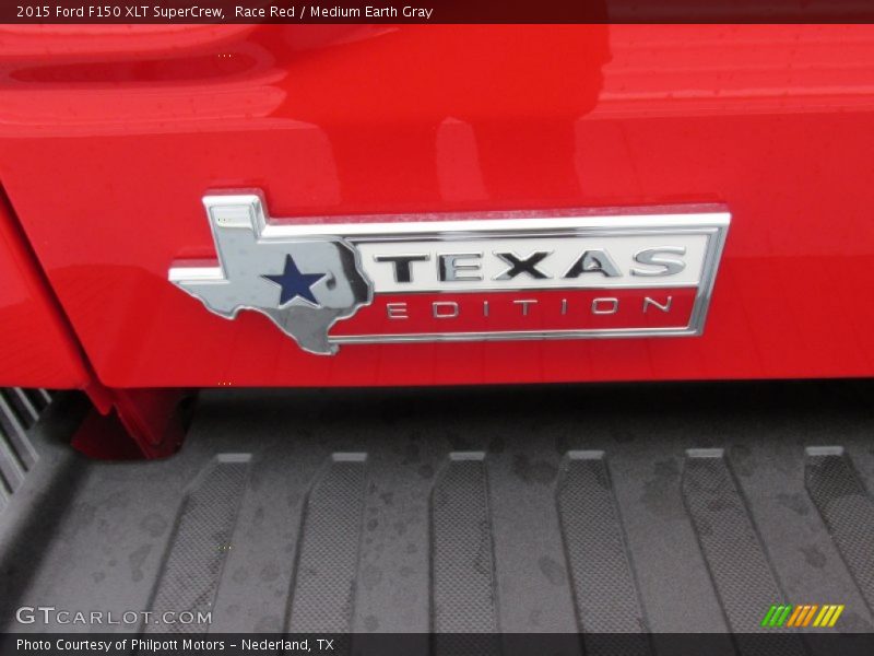 Race Red / Medium Earth Gray 2015 Ford F150 XLT SuperCrew