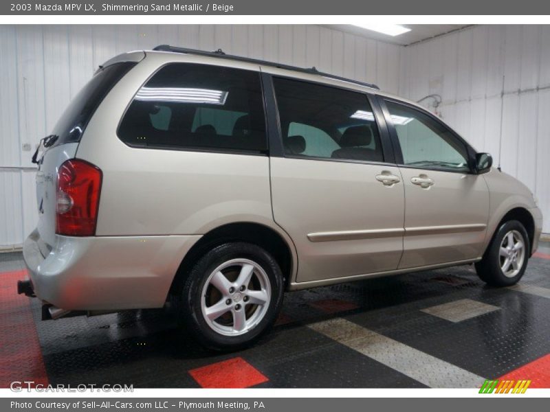Shimmering Sand Metallic / Beige 2003 Mazda MPV LX