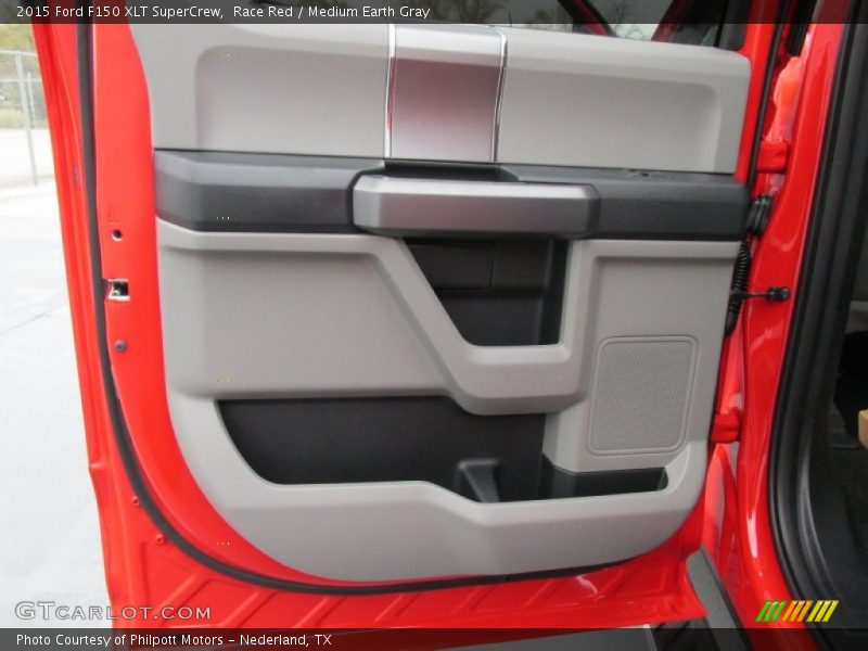 Race Red / Medium Earth Gray 2015 Ford F150 XLT SuperCrew