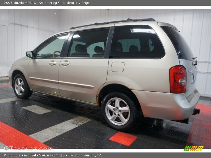 Shimmering Sand Metallic / Beige 2003 Mazda MPV LX