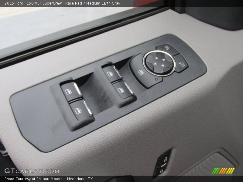 Race Red / Medium Earth Gray 2015 Ford F150 XLT SuperCrew