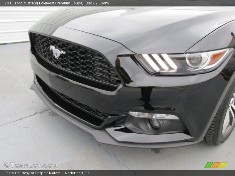 Black / Ebony 2015 Ford Mustang EcoBoost Premium Coupe