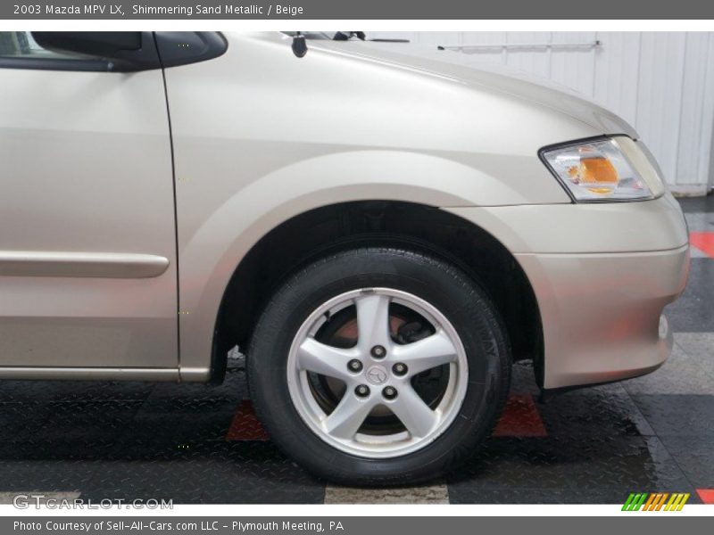 Shimmering Sand Metallic / Beige 2003 Mazda MPV LX