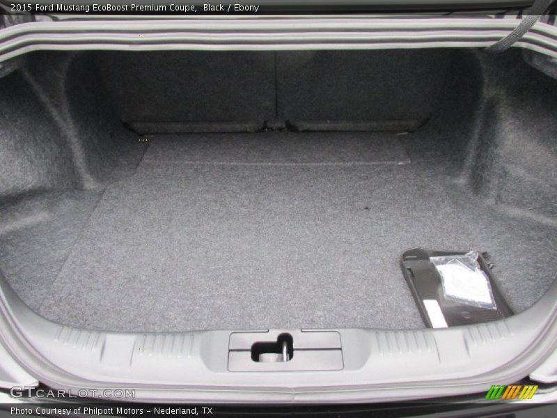  2015 Mustang EcoBoost Premium Coupe Trunk