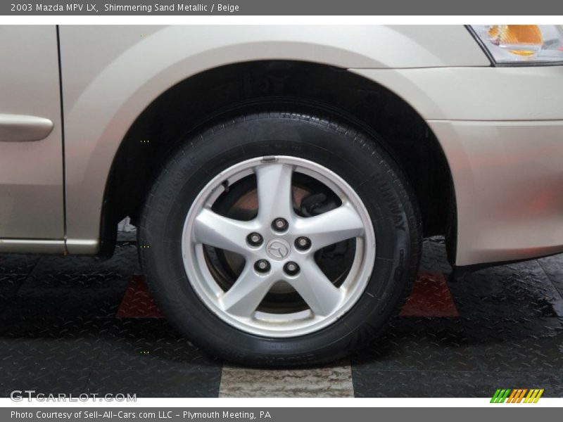 Shimmering Sand Metallic / Beige 2003 Mazda MPV LX